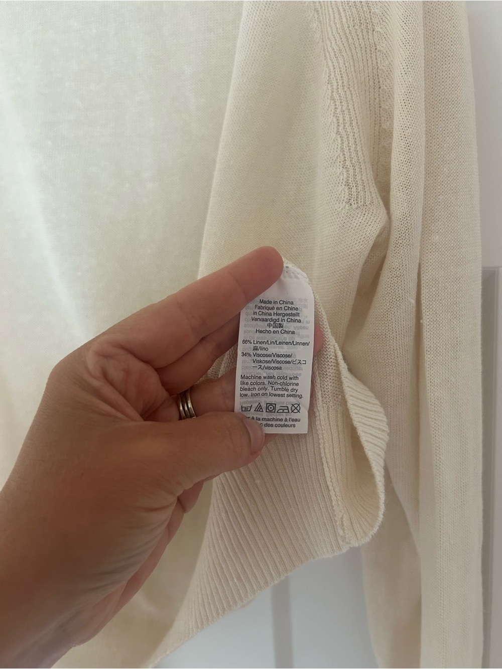 J. Crew lightweight linen-blend sweater - Picture 3 of 4